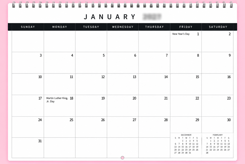 Pink Boss Diaries 2027 — 12 Months of Becoming HER
